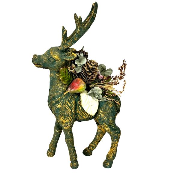 House of Lloyd Christmas Around the World Large Standing Verdigris 16" Reindeer! - Picture 6 of 7
